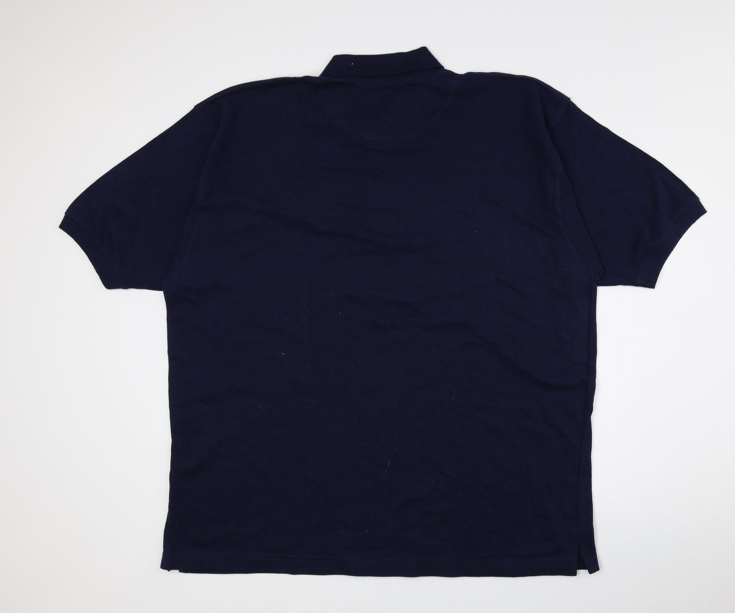 CH Classic Mens Multicoloured 100% Cotton Polo Size XL Collared Button - Logo print, 2XL