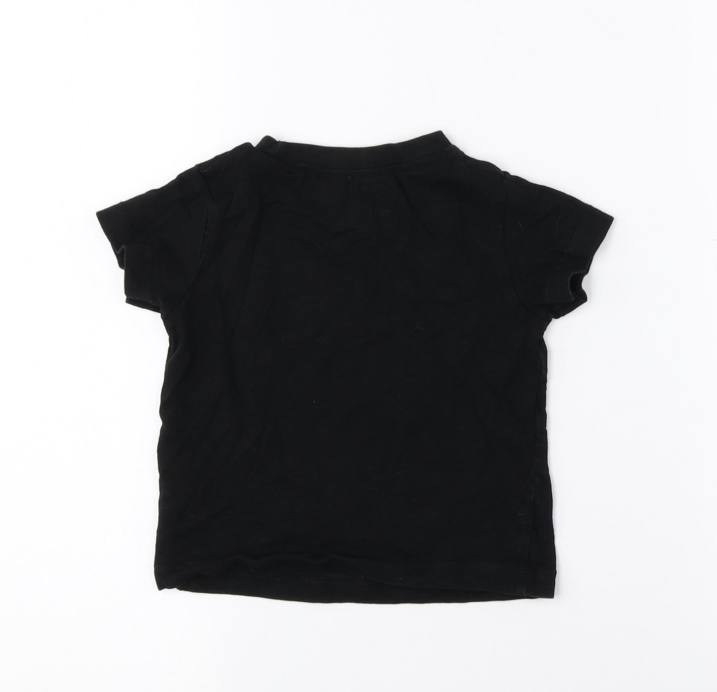 NEXT Girls Multicoloured 100% Cotton Basic T-Shirt Size 6-9 Months Crew Neck - Rad like Dad