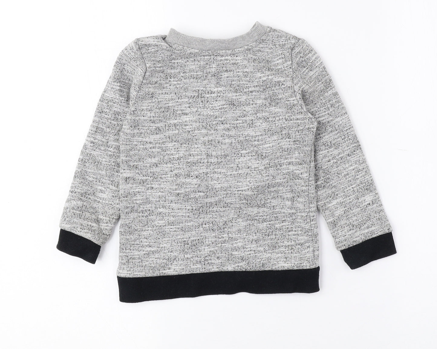 Primark Boys Multicoloured Cotton Pullover Jumper Size 24 Months - 24/26 Months, Monster