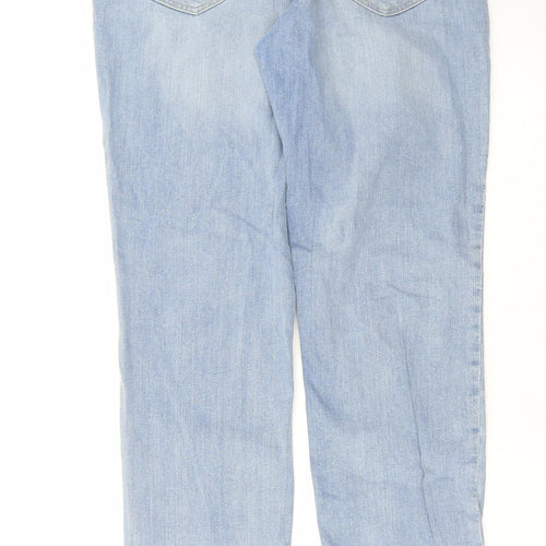 Denim & Co. Mens Blue Cotton Straight Jeans Size 30 in L36 in Regular Zip