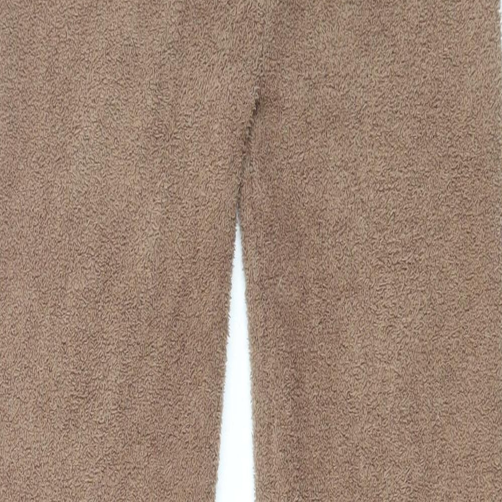 PRETTYLITTLETHING Womens Beige Polyester Trousers Size M L34 in Regular