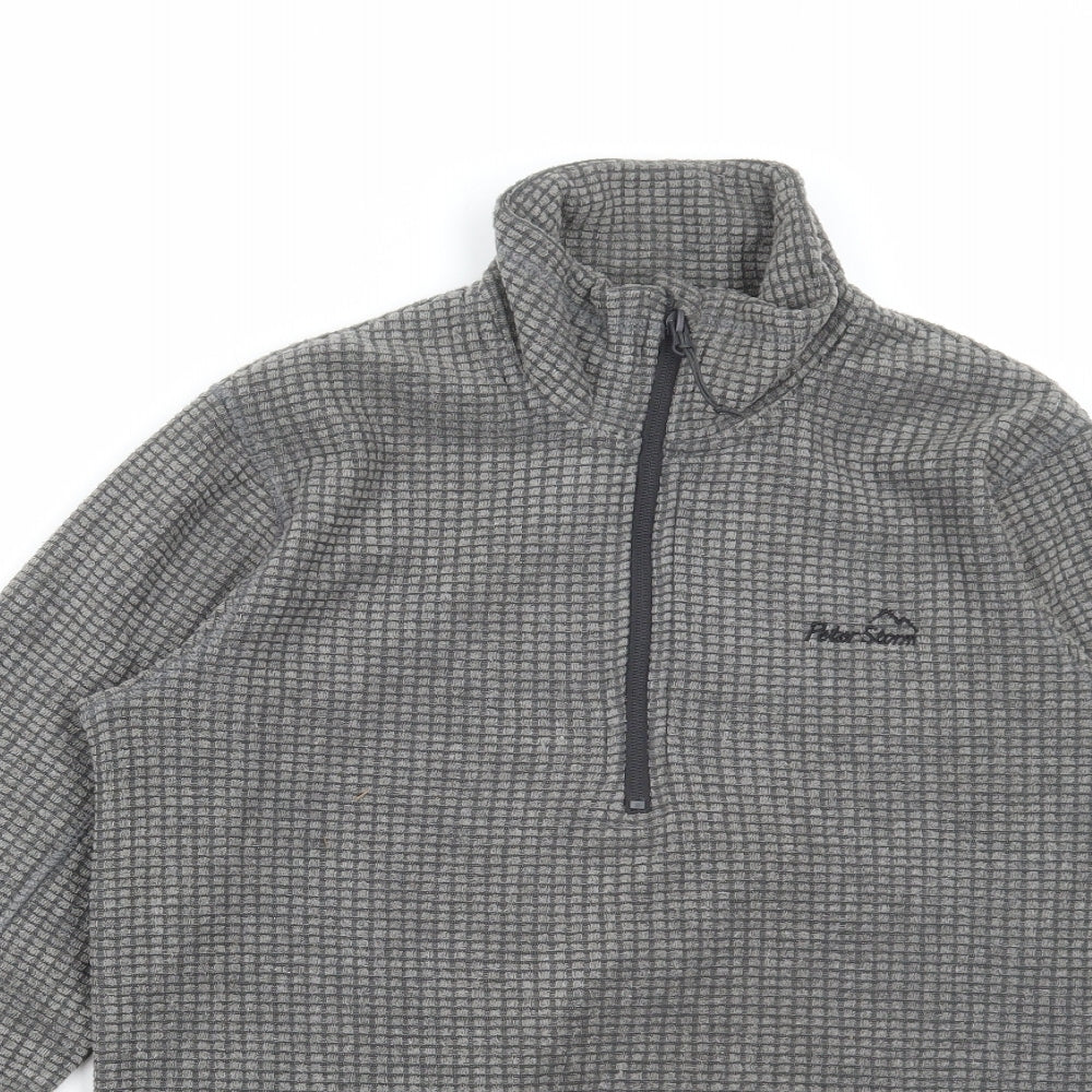 Peter Storm Mens Grey Polyester Pullover Sweatshirt Size S