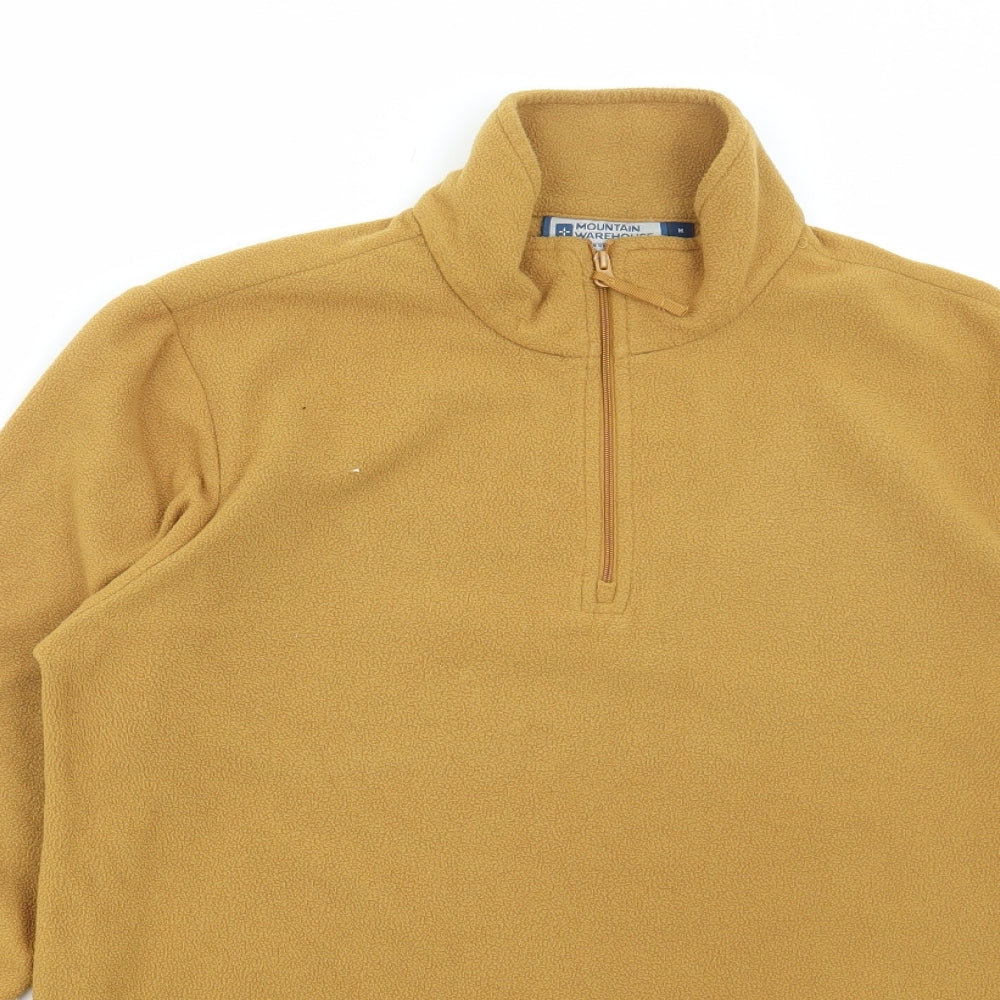 Mountain Warehouse Mens Yellow Polyester Pullover Sweatshirt Size M