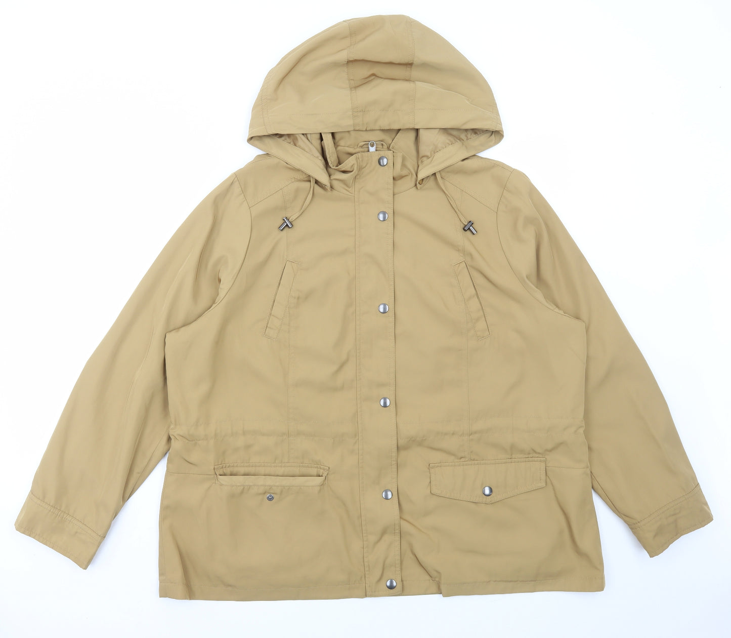 Marks and Spencer Womens Brown Jacket Coat Size 22 Zip