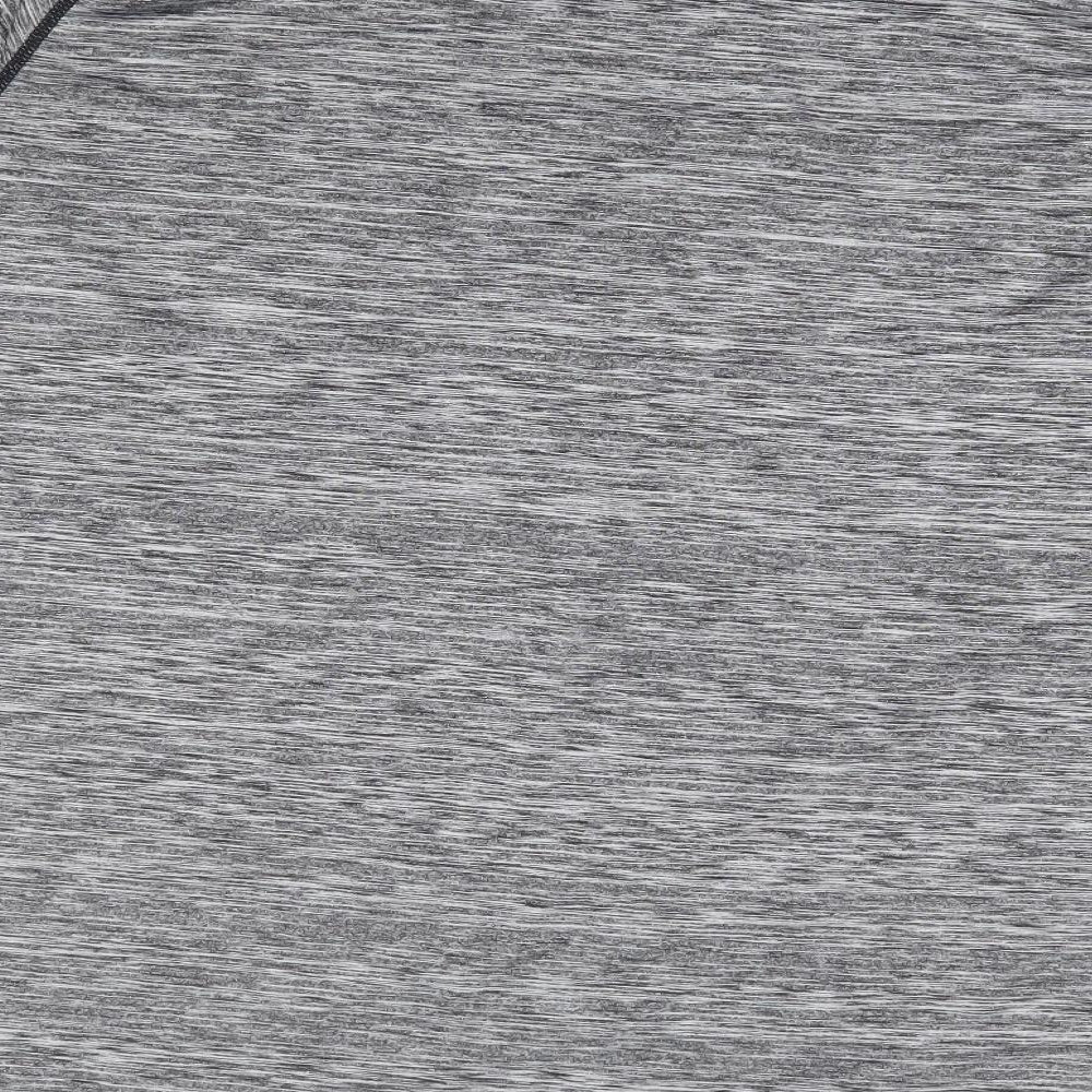 Preworn Womens Grey Polyester Basic T-Shirt Size L Round Neck Pullover