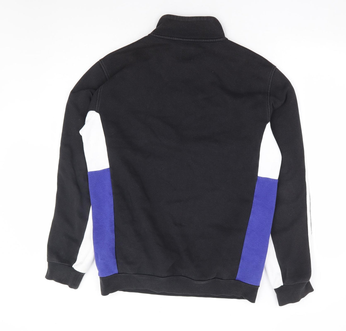 adidas Mens Black Cotton Pullover Sweatshirt Size S