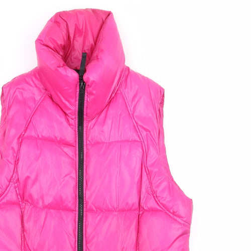 Matalan Womens Pink Gilet Jacket Size M Zip