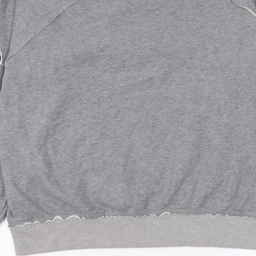 Universal Studios Womens Grey Cotton Pullover Sweatshirt Size L Lace Up - Harry Potter Ravenclaw