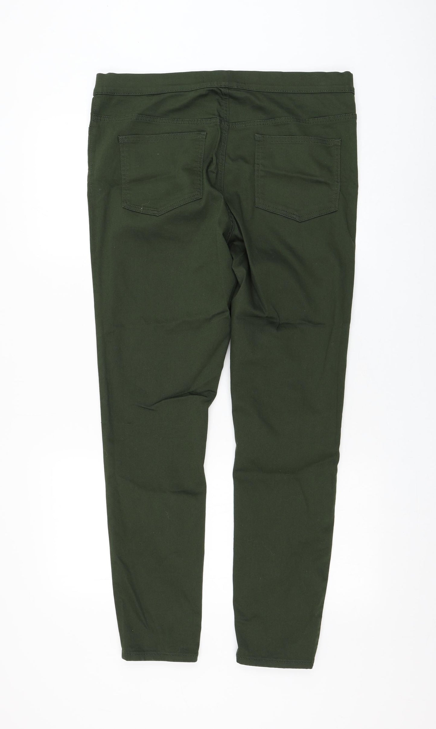 Dunnes Stores Womens Green Cotton Jegging Jeans Size 16 L28 in Regular