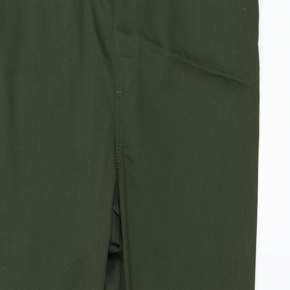 Dunnes Stores Womens Green Cotton Jegging Jeans Size 16 L28 in Regular