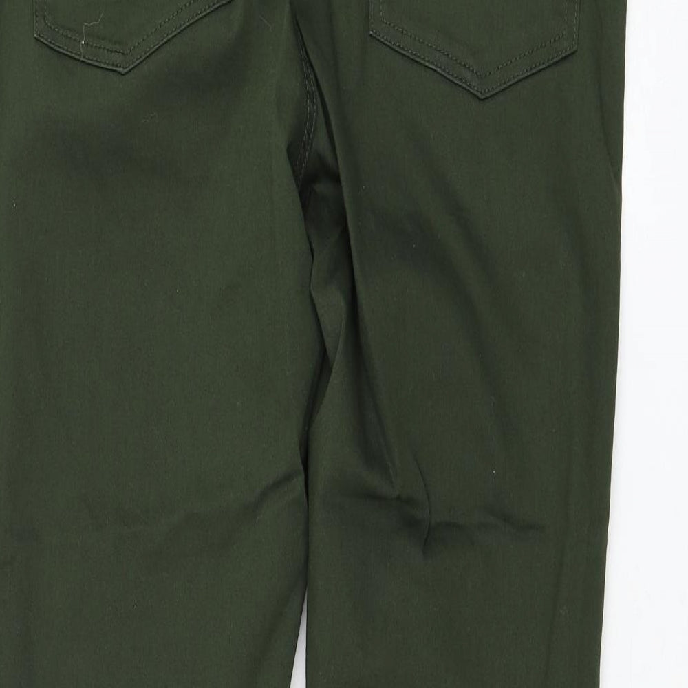 Dunnes Stores Womens Green Cotton Jegging Jeans Size 16 L28 in Regular