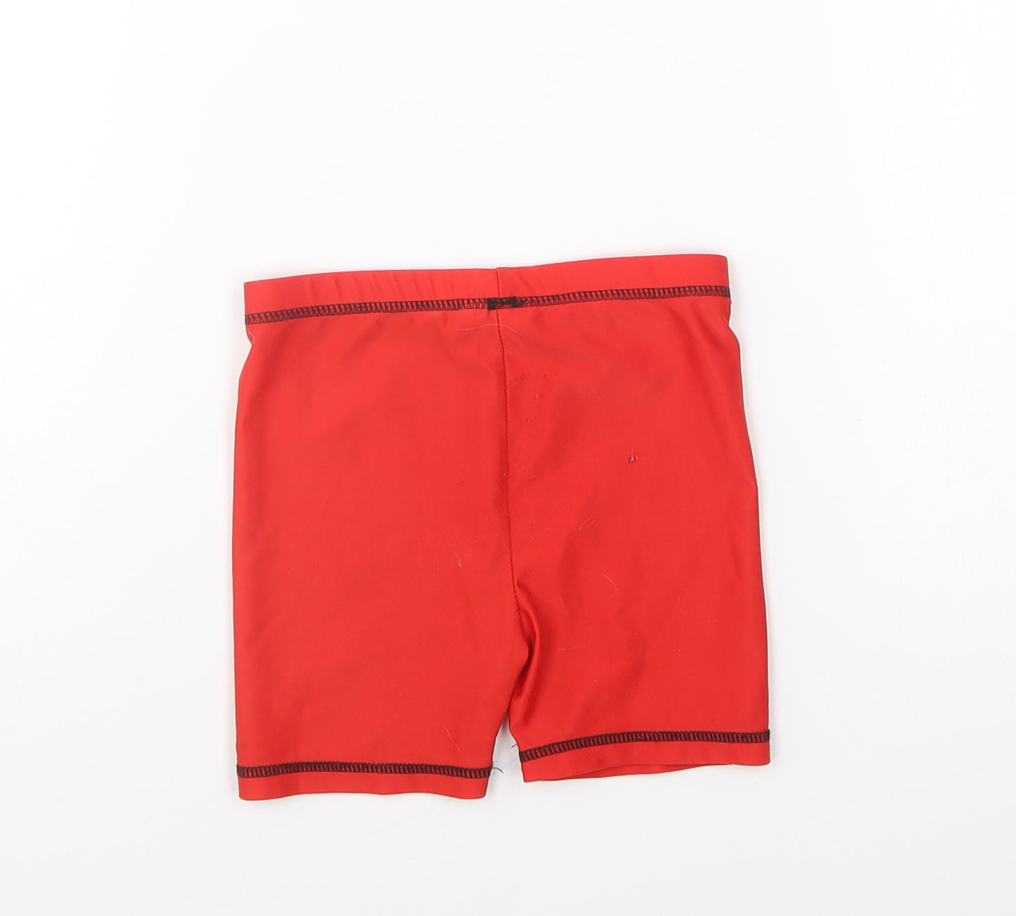 Character Boys Red Polyester Sweat Shorts Size 2-3 Years Regular - Swim Shorts