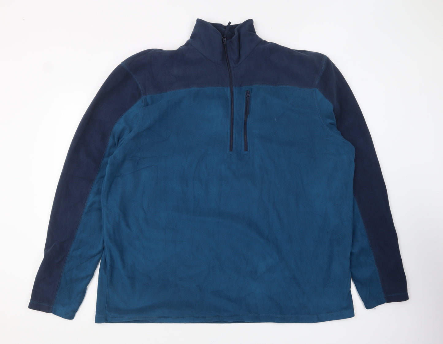 Mountain Warehouse Mens Blue Polyester Pullover Sweatshirt Size 2XL