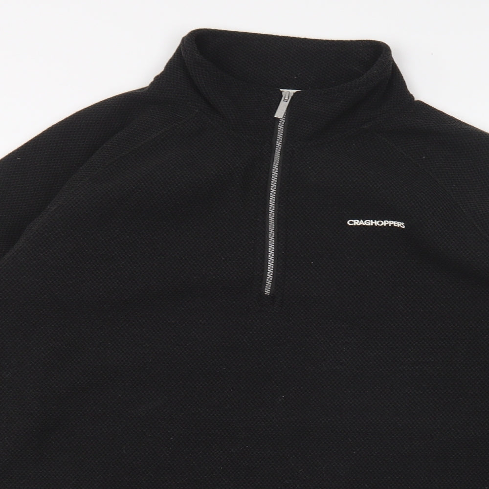 Craghoppers Mens Black Polyester Pullover Sweatshirt Size XL