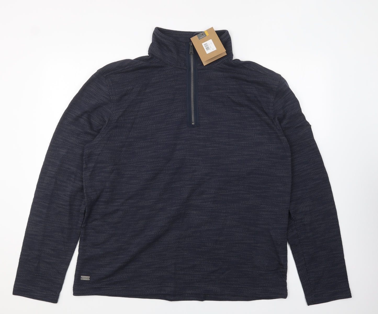 Regatta Mens Blue Cotton Pullover Sweatshirt Size XL