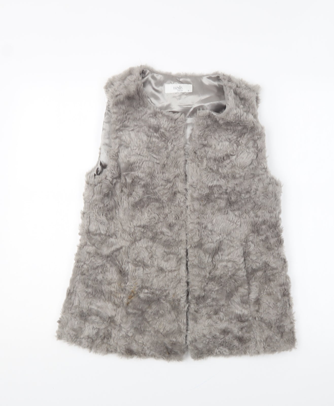 Wallis Womens Grey Gilet Jacket Size S