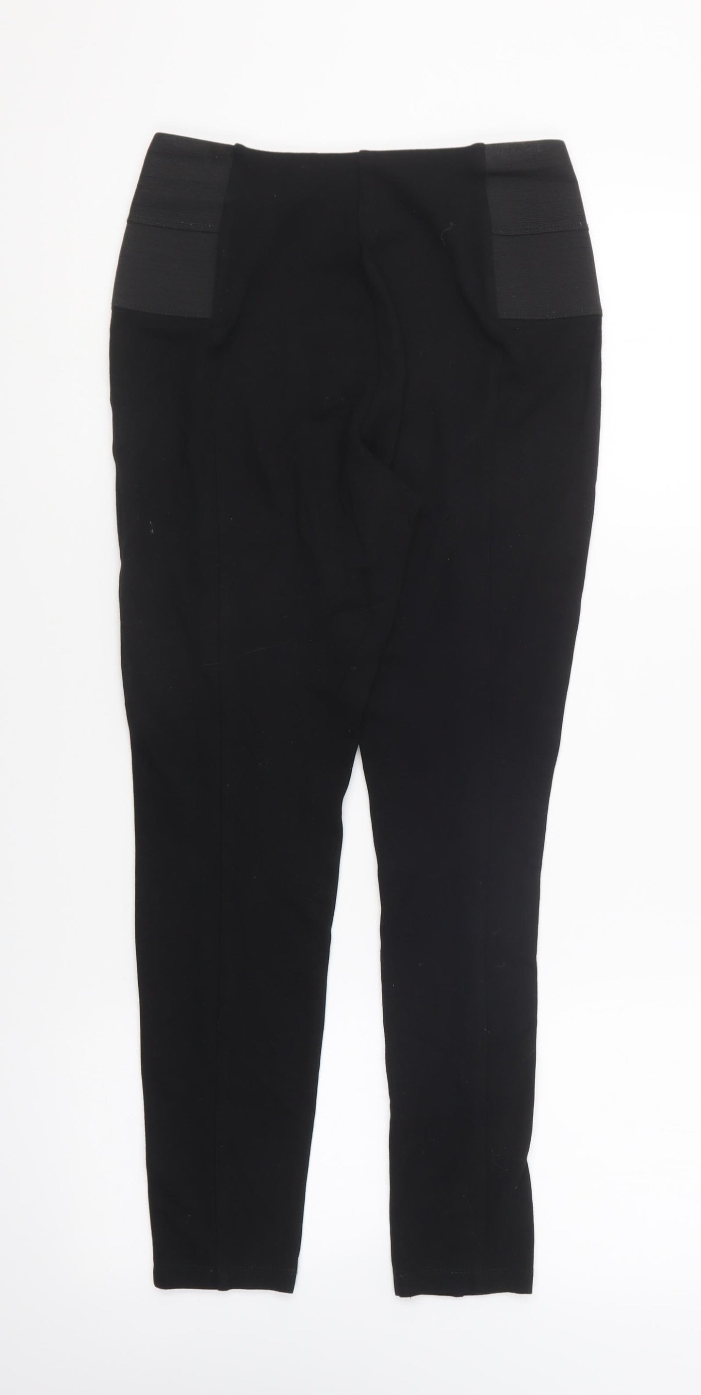 ESMARA Womens Black Cotton Capri Leggings Size S L23 in