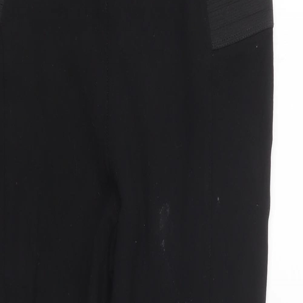 ESMARA Womens Black Cotton Capri Leggings Size S L23 in