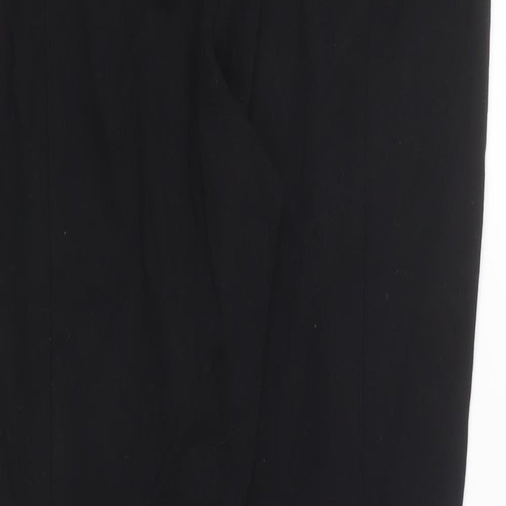 ESMARA Womens Black Cotton Capri Leggings Size S L23 in
