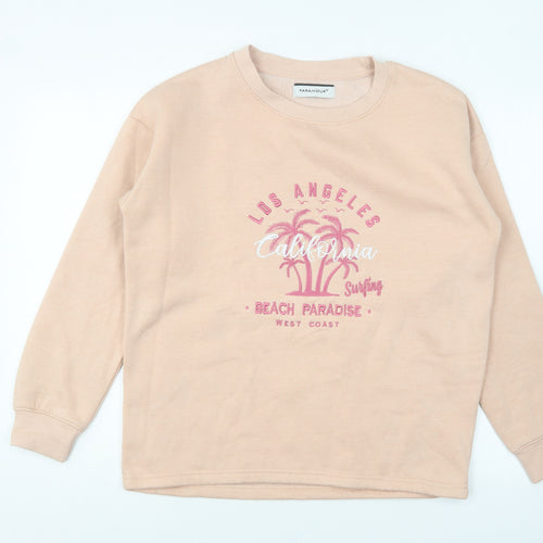 Paramour Womens Pink Cotton Pullover Sweatshirt Size S Pullover - Los Angeles