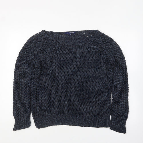 Store Twenty One Womens Blue Round Neck Acrylic Pullover Jumper Size M