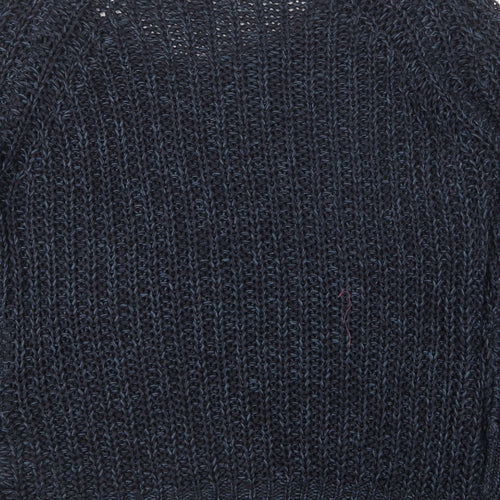 Store Twenty One Womens Blue Round Neck Acrylic Pullover Jumper Size M