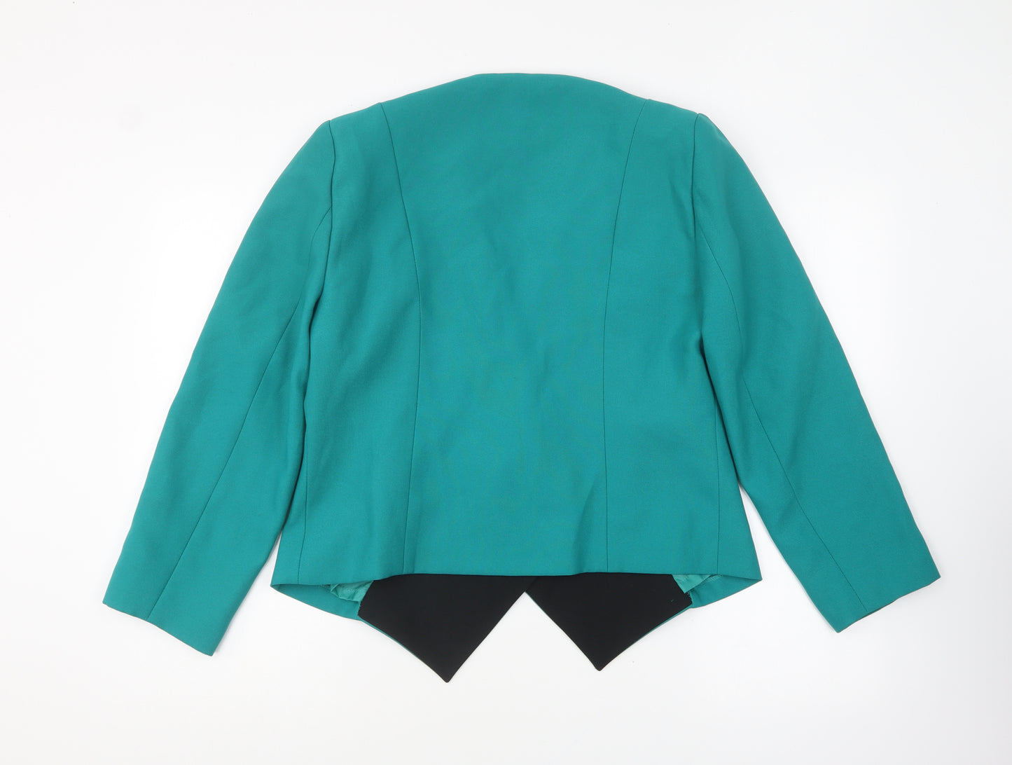 Dainty Dinah Designs Womens Green Jacket Blazer Size 16 Button