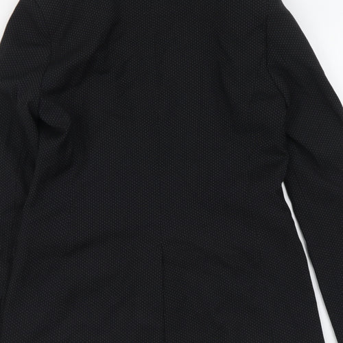 NEXT Womens Black Polka Dot Polyester Jacket Suit Jacket Size 8