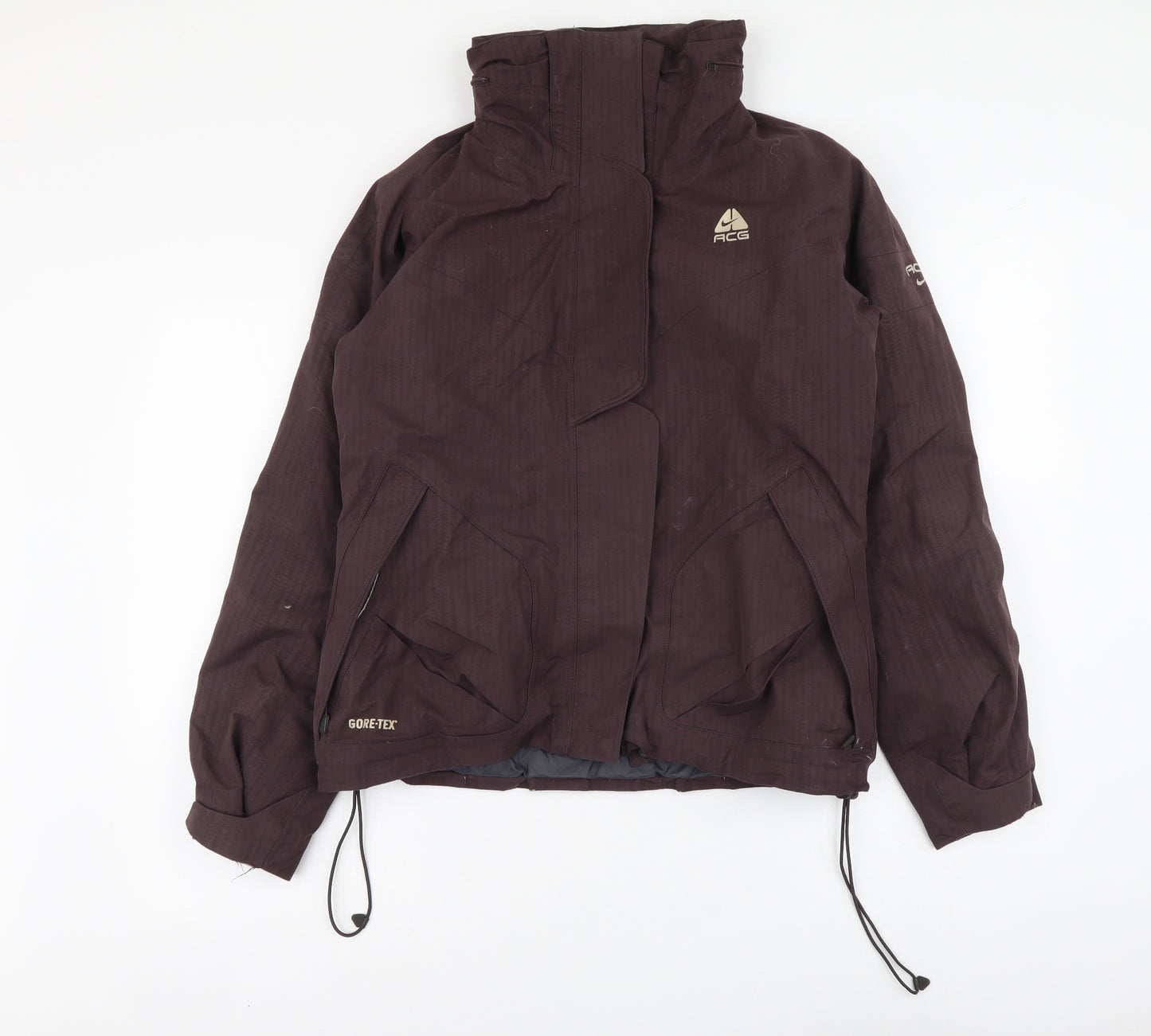 Nike Womens Purple Jacket Coat Size M Zip