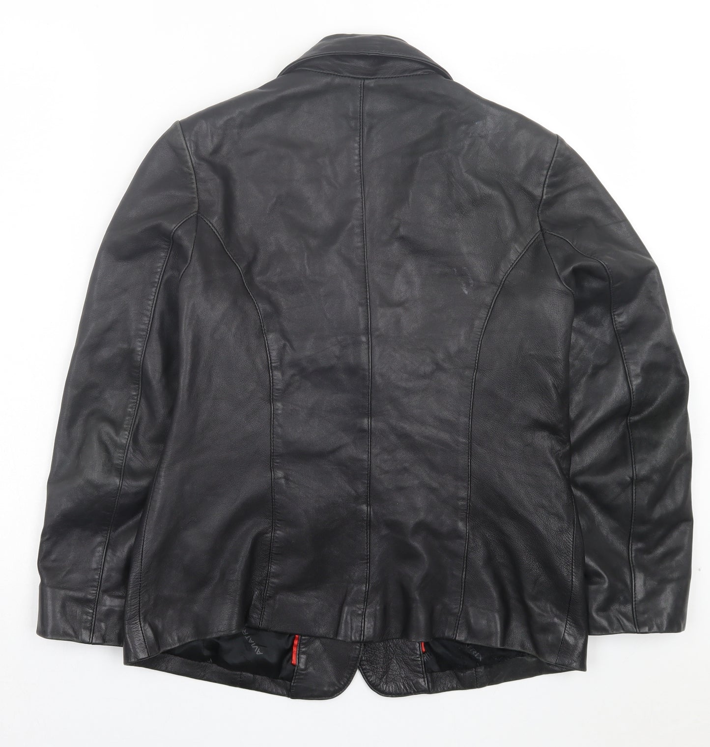 Aviatrix Mens Black Jacket Size L Button