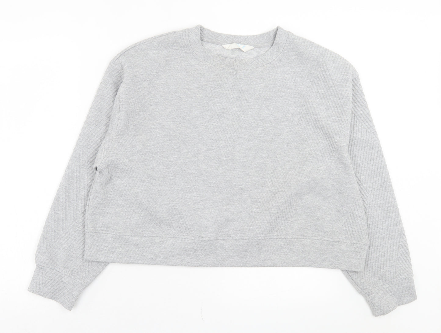 Primark Womens Grey Polyester Pullover Sweatshirt Size S Pullover