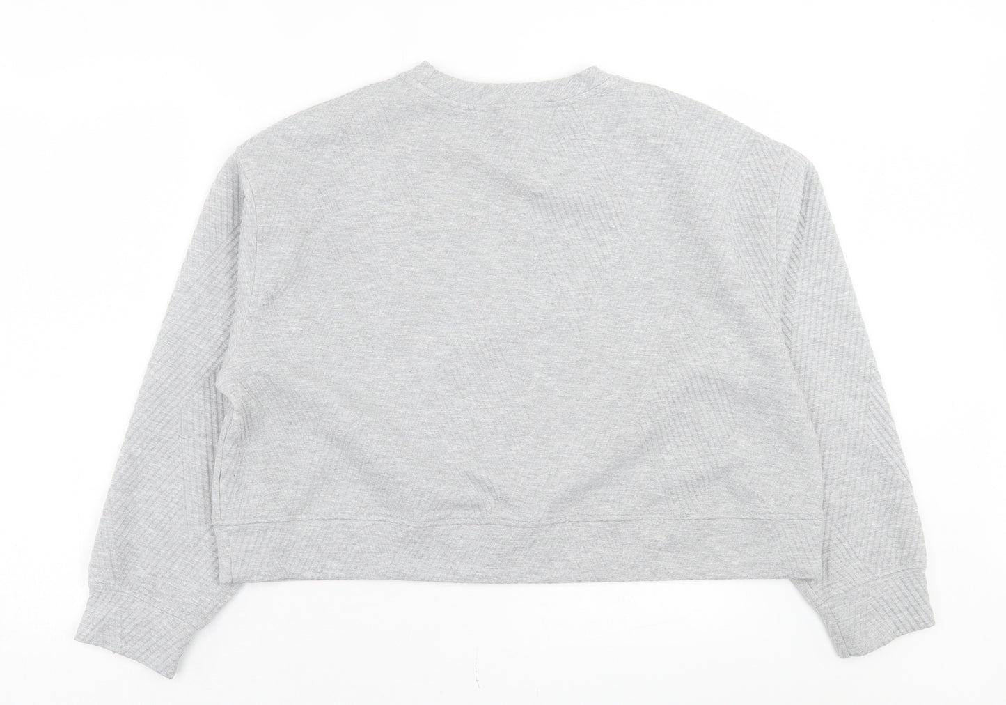 Primark Womens Grey Polyester Pullover Sweatshirt Size S Pullover