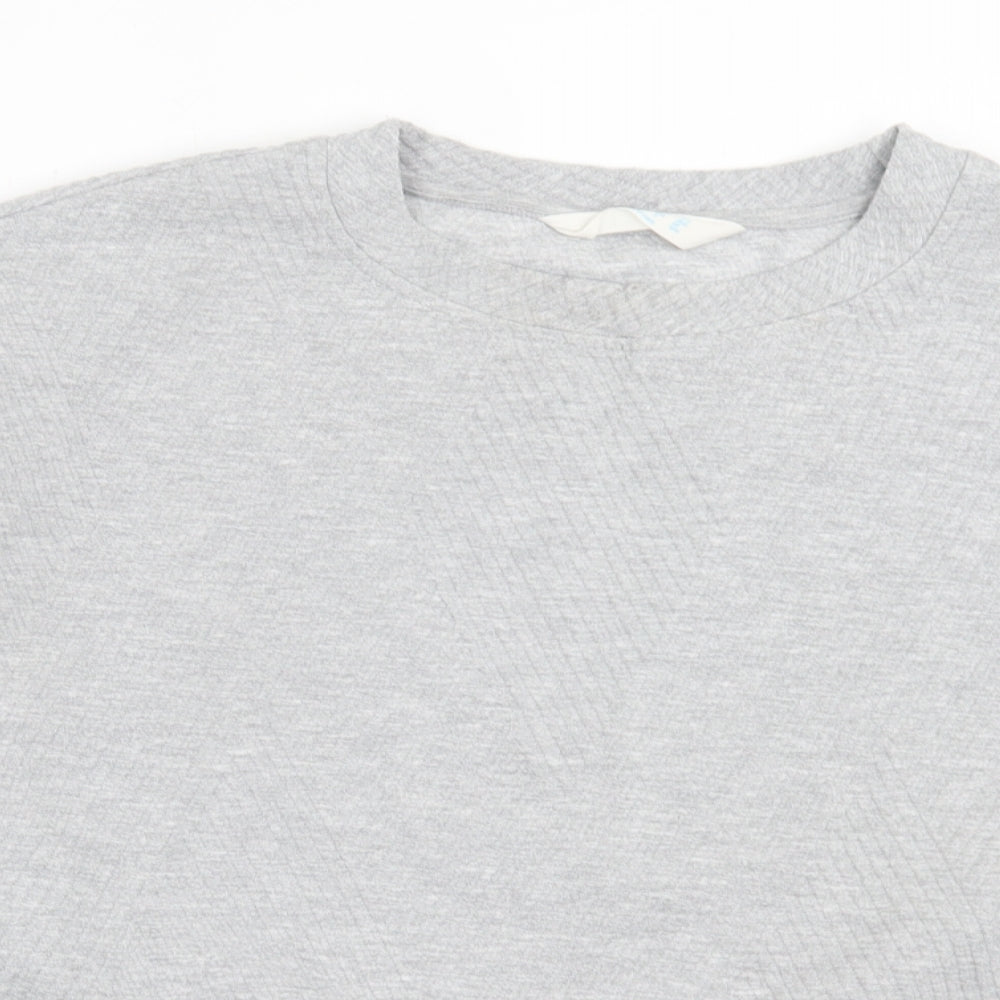 Primark Womens Grey Polyester Pullover Sweatshirt Size S Pullover