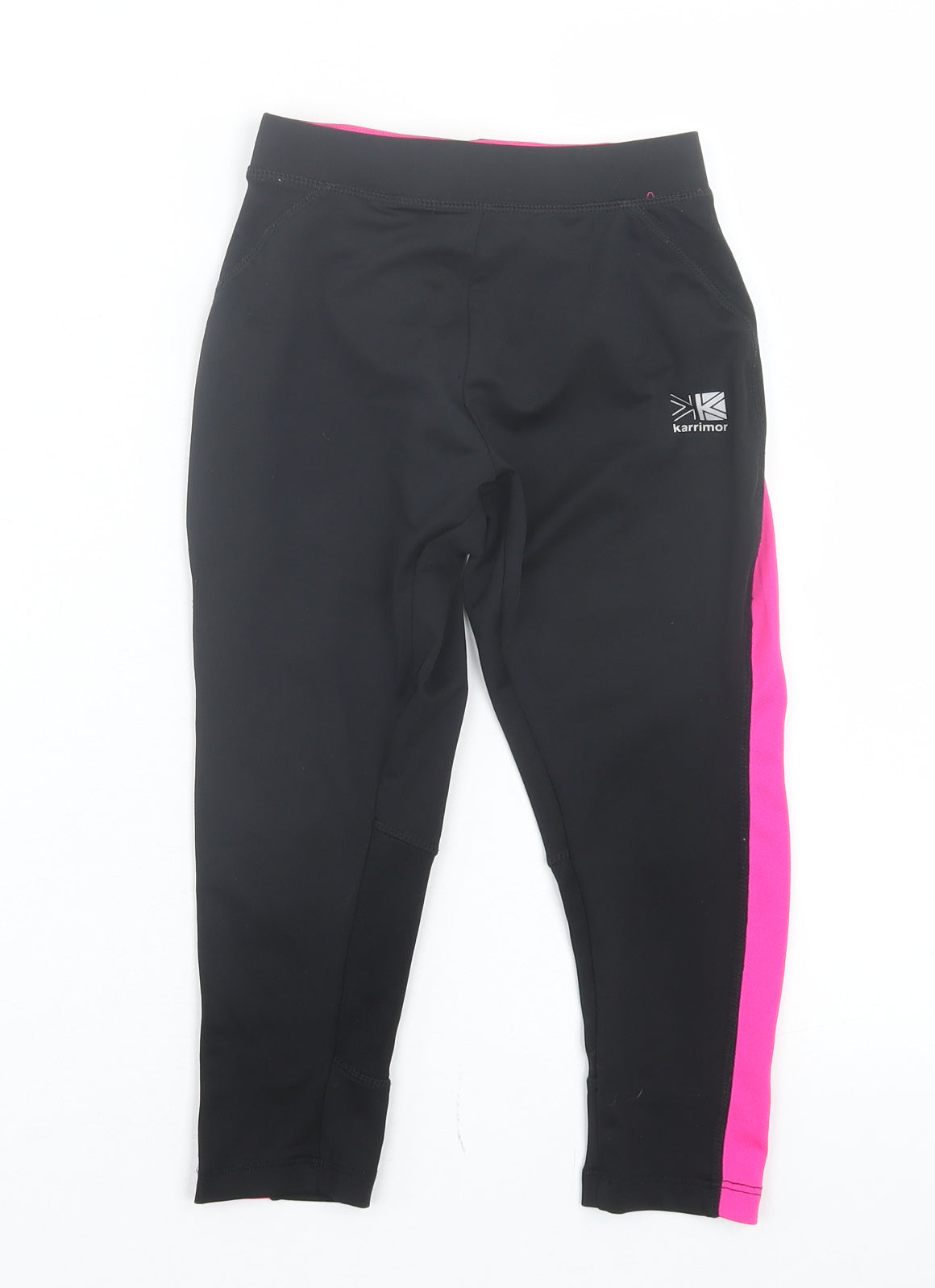 Karrimor Girls Black Polyester Capri Trousers Size 9-10 Years Regular Pullover