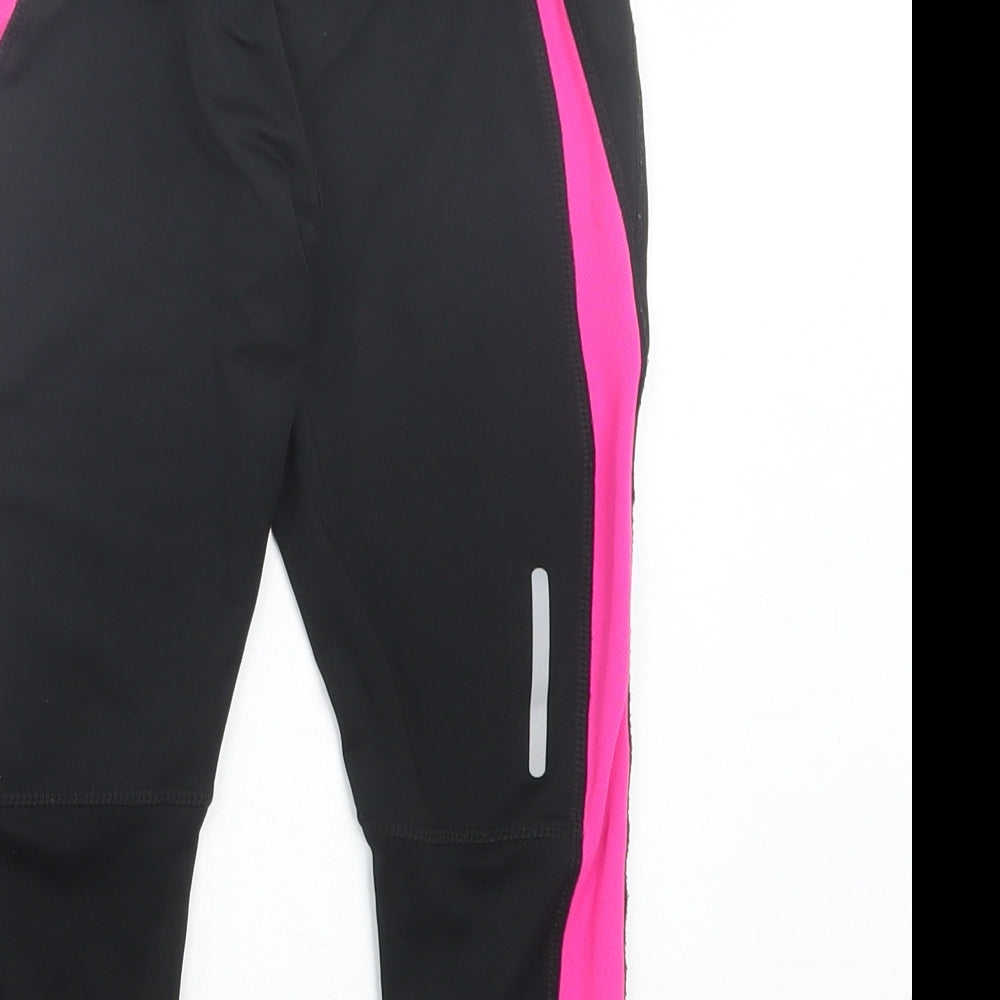 Karrimor Girls Black Polyester Capri Trousers Size 9-10 Years Regular Pullover