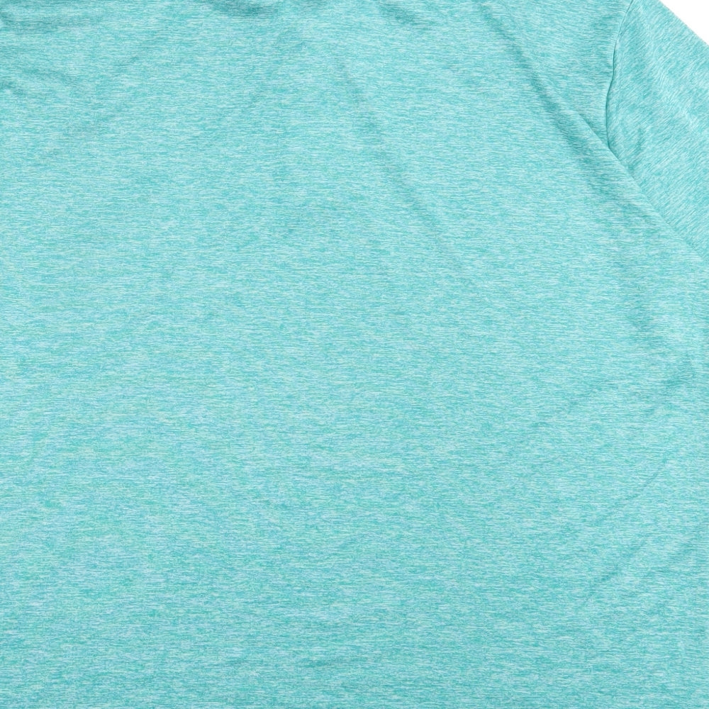 Atlas For Men Mens Green Polyester Basic Polo Size XL Collared Button - Sport Outdoor Team