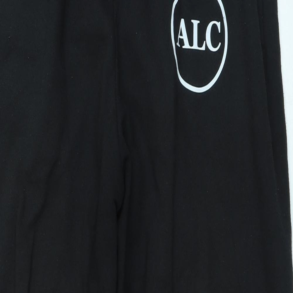 I SAW IT FIRST Womens Black Polyester Jogger Trousers Size 30 L31 in Regular Drawstring - ALC