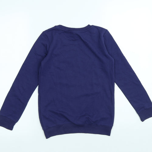 Illumination Boys Blue Cotton Pullover Sweatshirt Size 7-8 Years - Minions