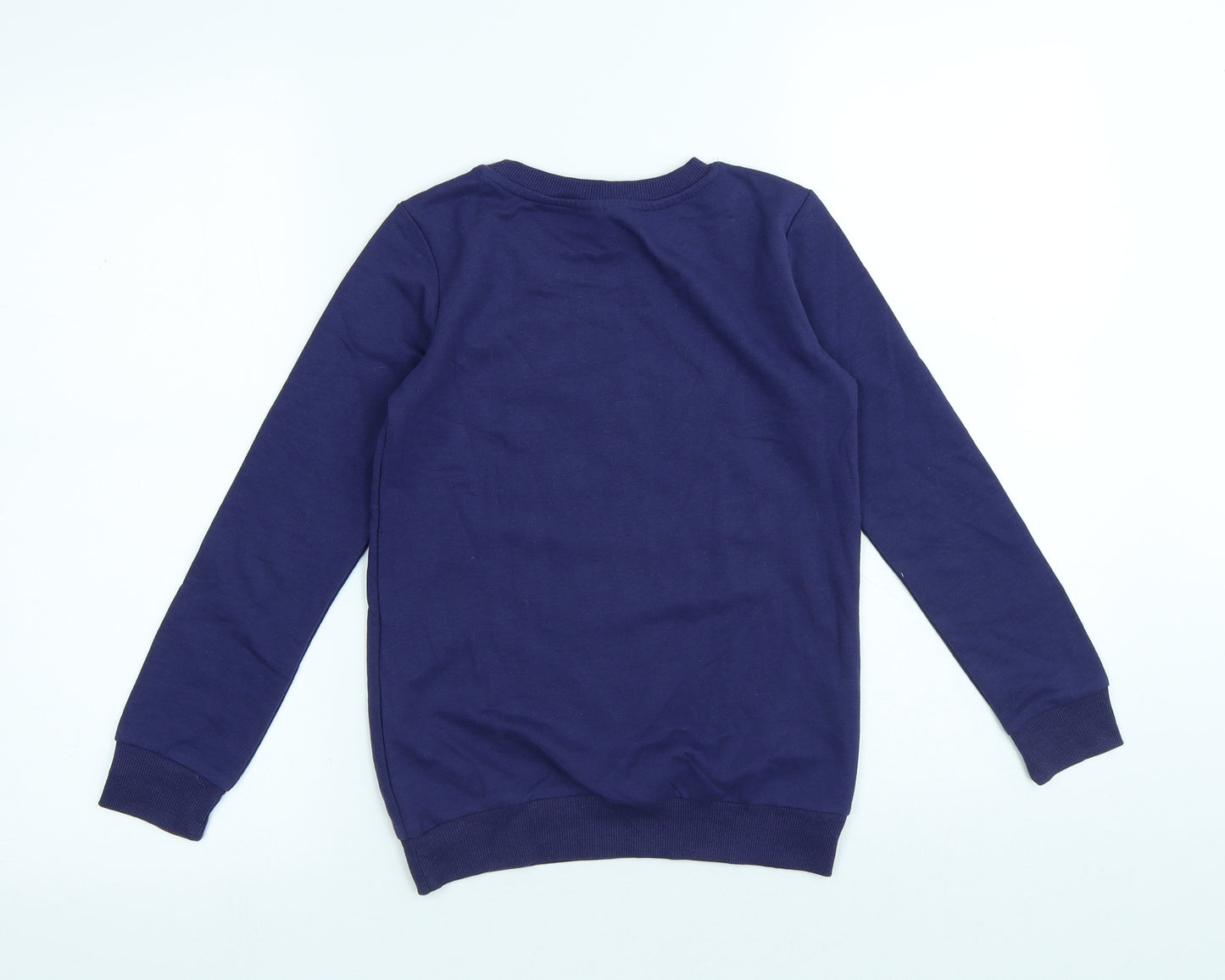 Illumination Boys Blue Cotton Pullover Sweatshirt Size 7-8 Years - Minions