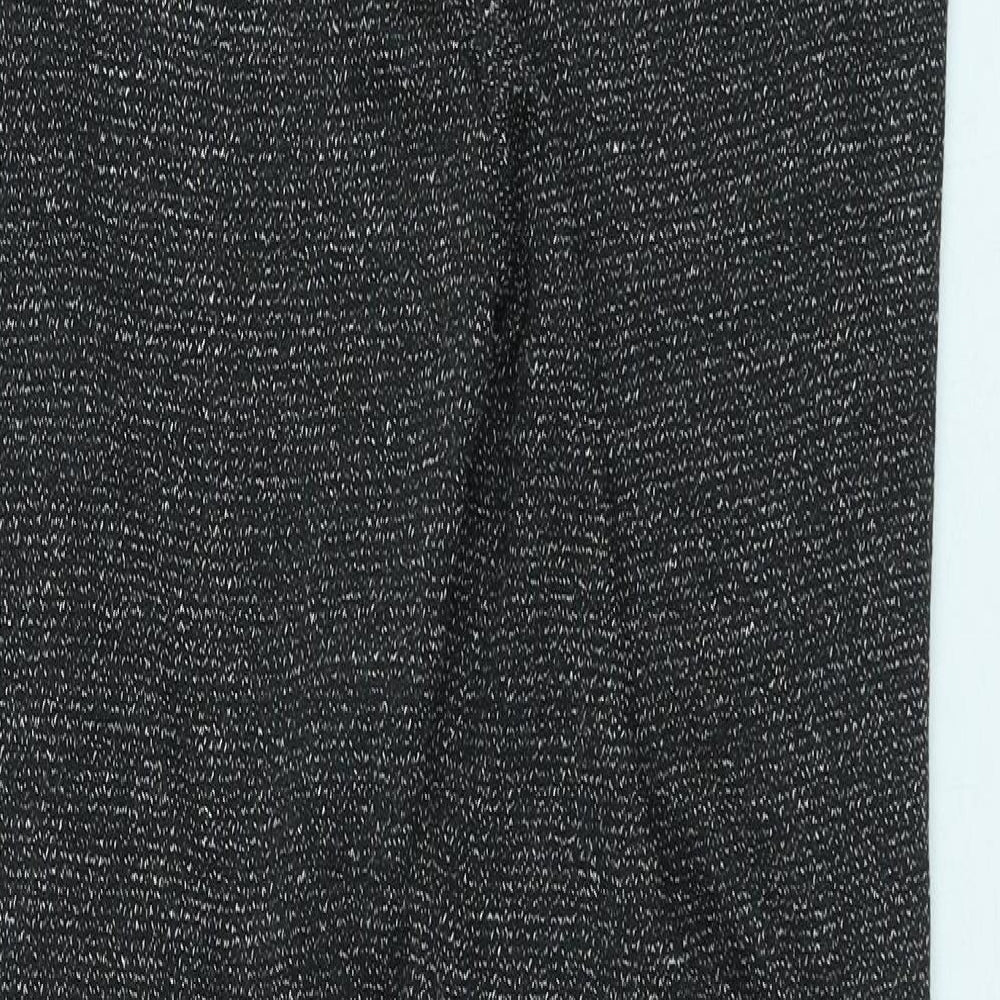 NEXT Womens Grey Polyester Trousers Size 10 L27 in Regular