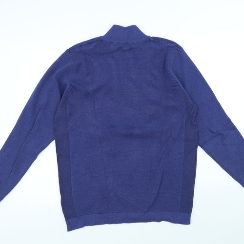 Kensington Mens Blue Cotton Pullover Sweatshirt Size L
