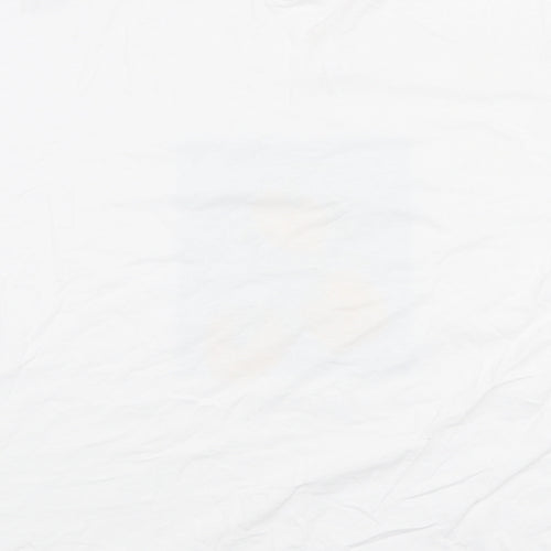 Primark Womens White Cotton Basic T-Shirt Size 2XS Round Neck - Il limone