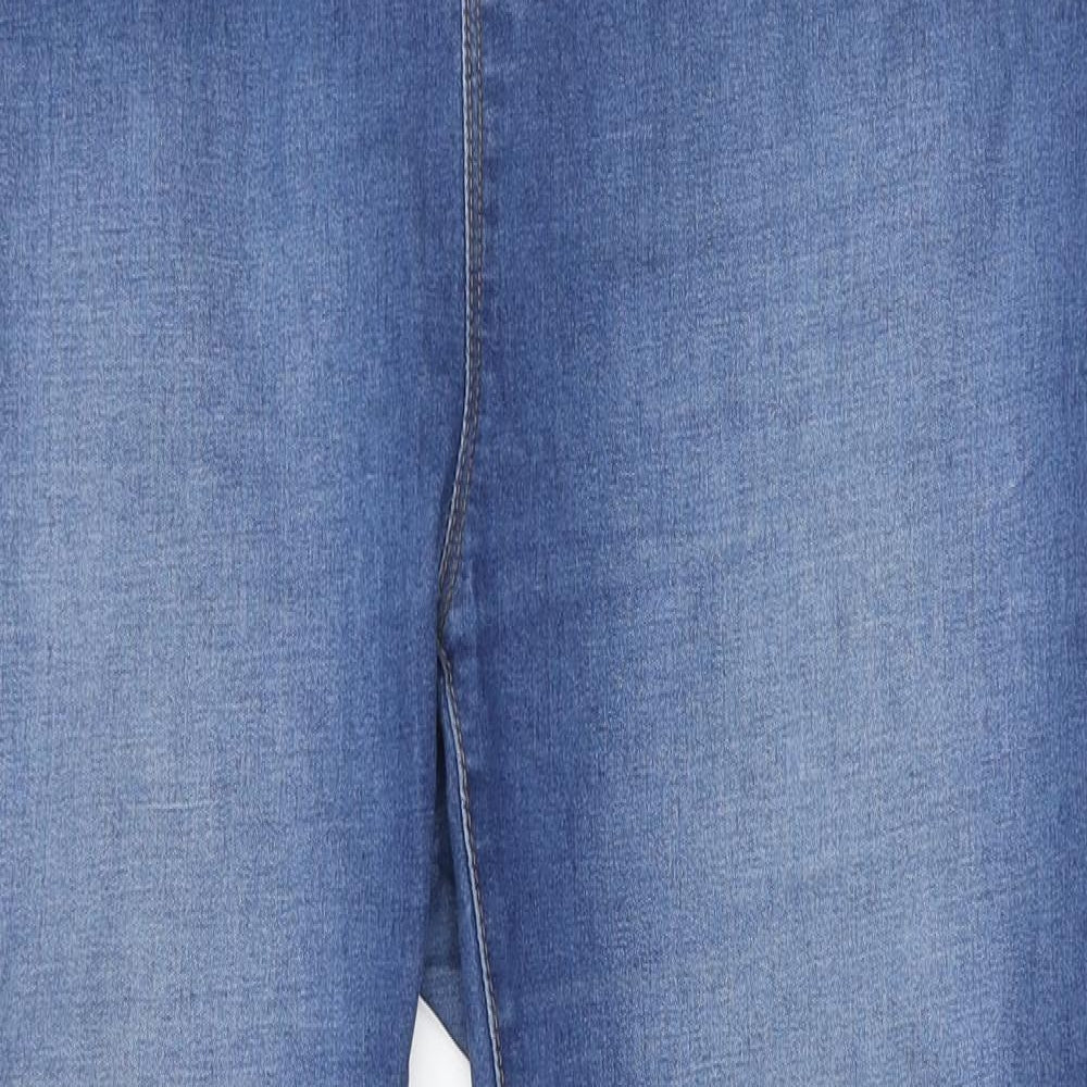 George Womens Blue Polyester Jegging Jeans Size 16 L28 in Regular