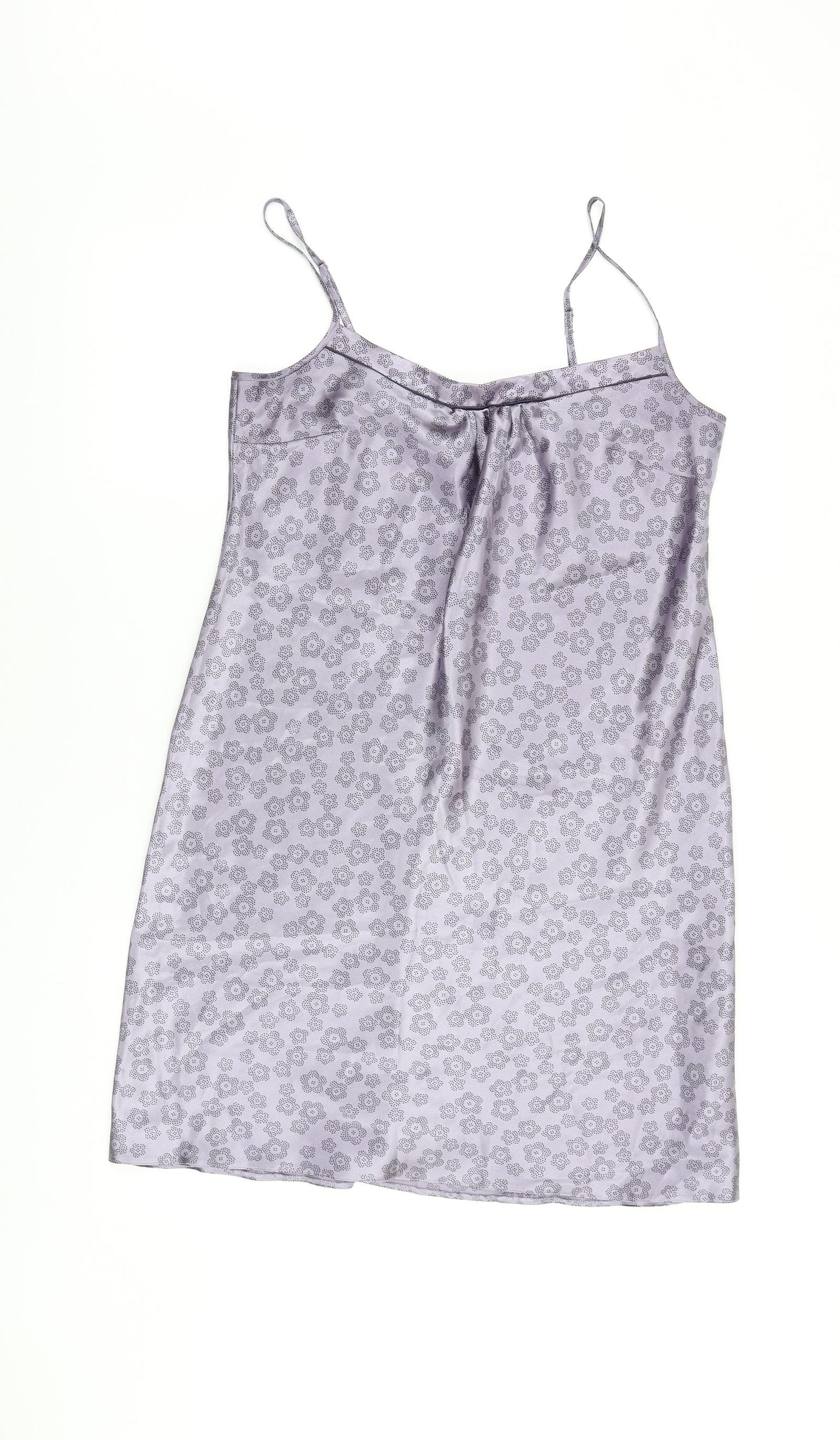 Marks and Spencer Womens Purple Floral Polyester Cami Dress Size 12