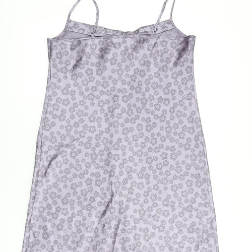 Marks and Spencer Womens Purple Floral Polyester Cami Dress Size 12