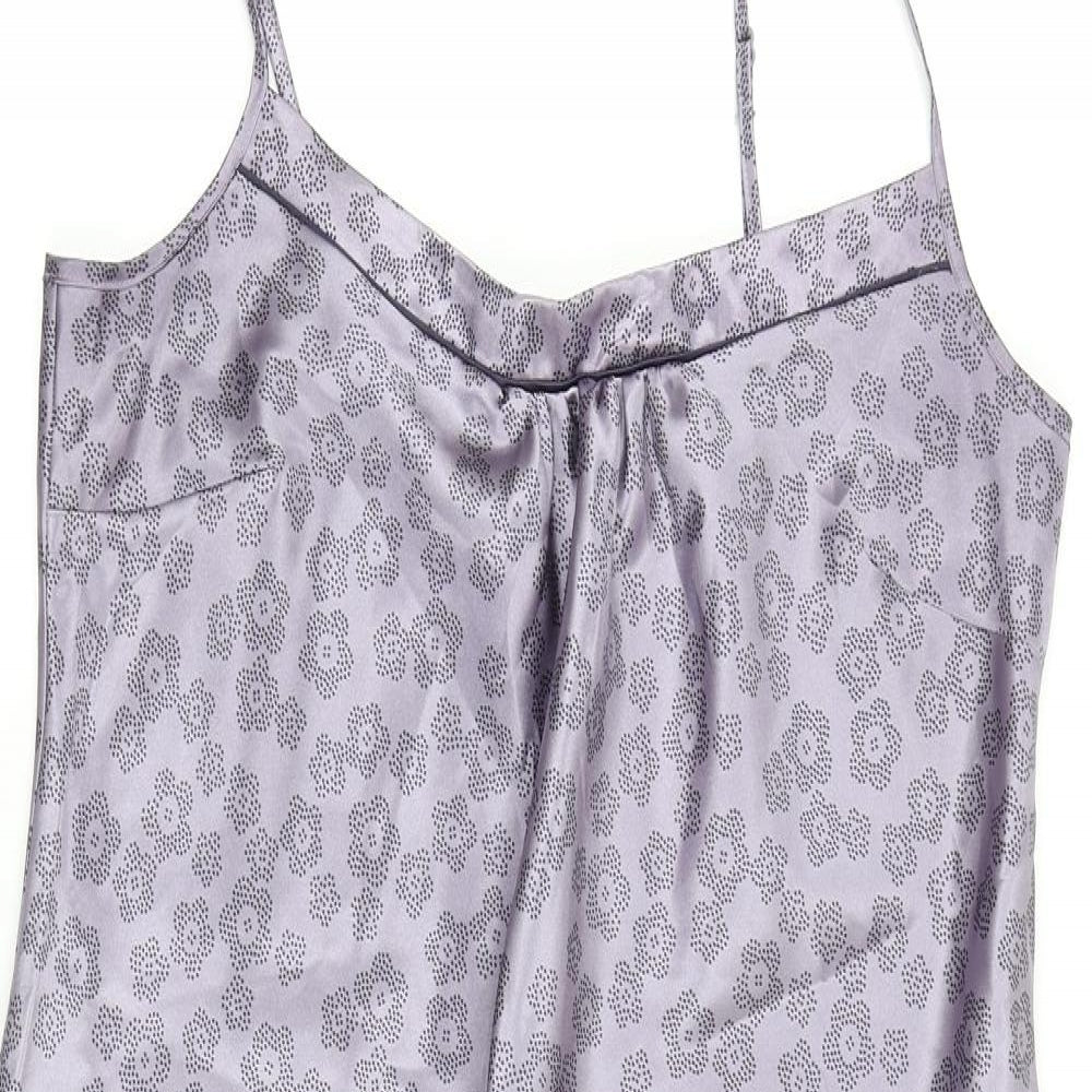 Marks and Spencer Womens Purple Floral Polyester Cami Dress Size 12