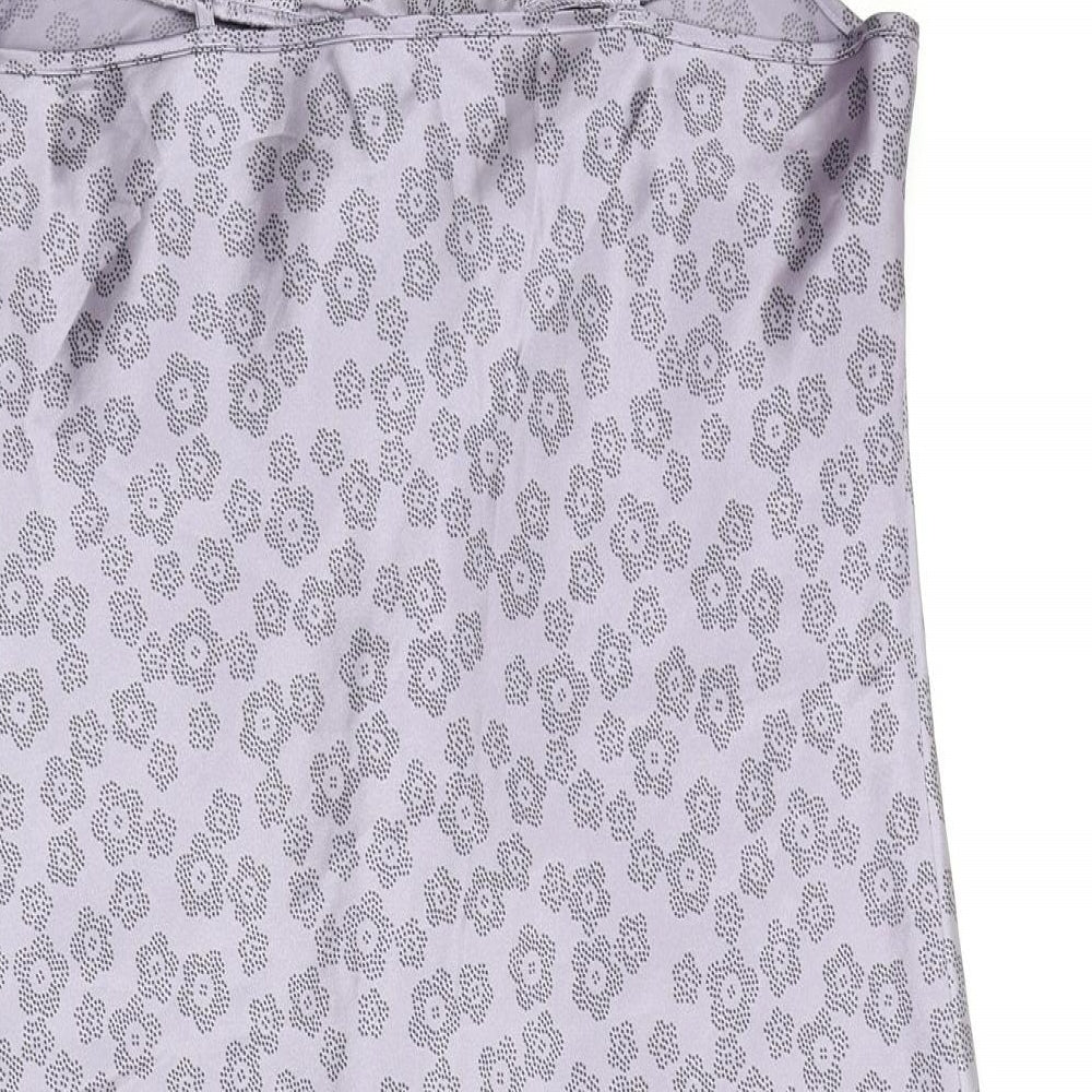 Marks and Spencer Womens Purple Floral Polyester Cami Dress Size 12