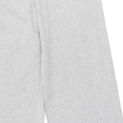 Nike Womens Grey Cotton Sweat Shorts Size M L20 in Regular Drawstring - Jorts