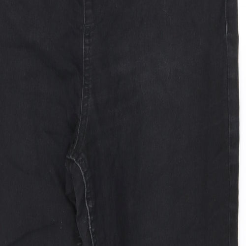 Marks and Spencer Womens Black Cotton Jegging Leggings Size 14 L27 in