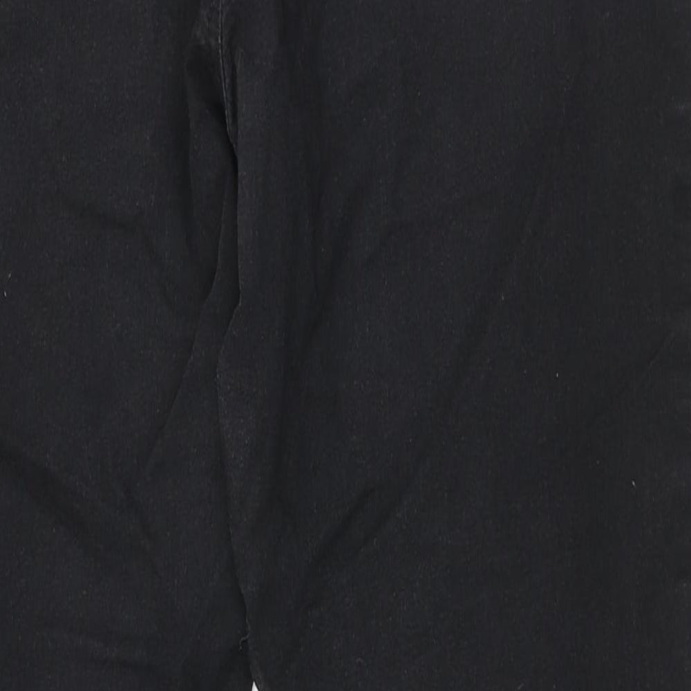 Marks and Spencer Womens Black Cotton Jegging Leggings Size 14 L27 in